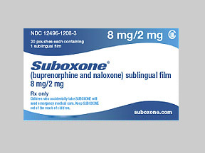 Suboxone 8mg/2mg